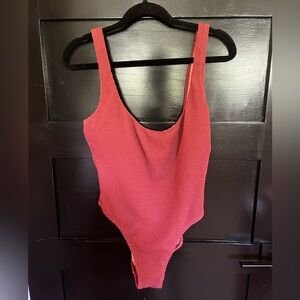 J Crew Textured Scoop neck One Piece Sz 10